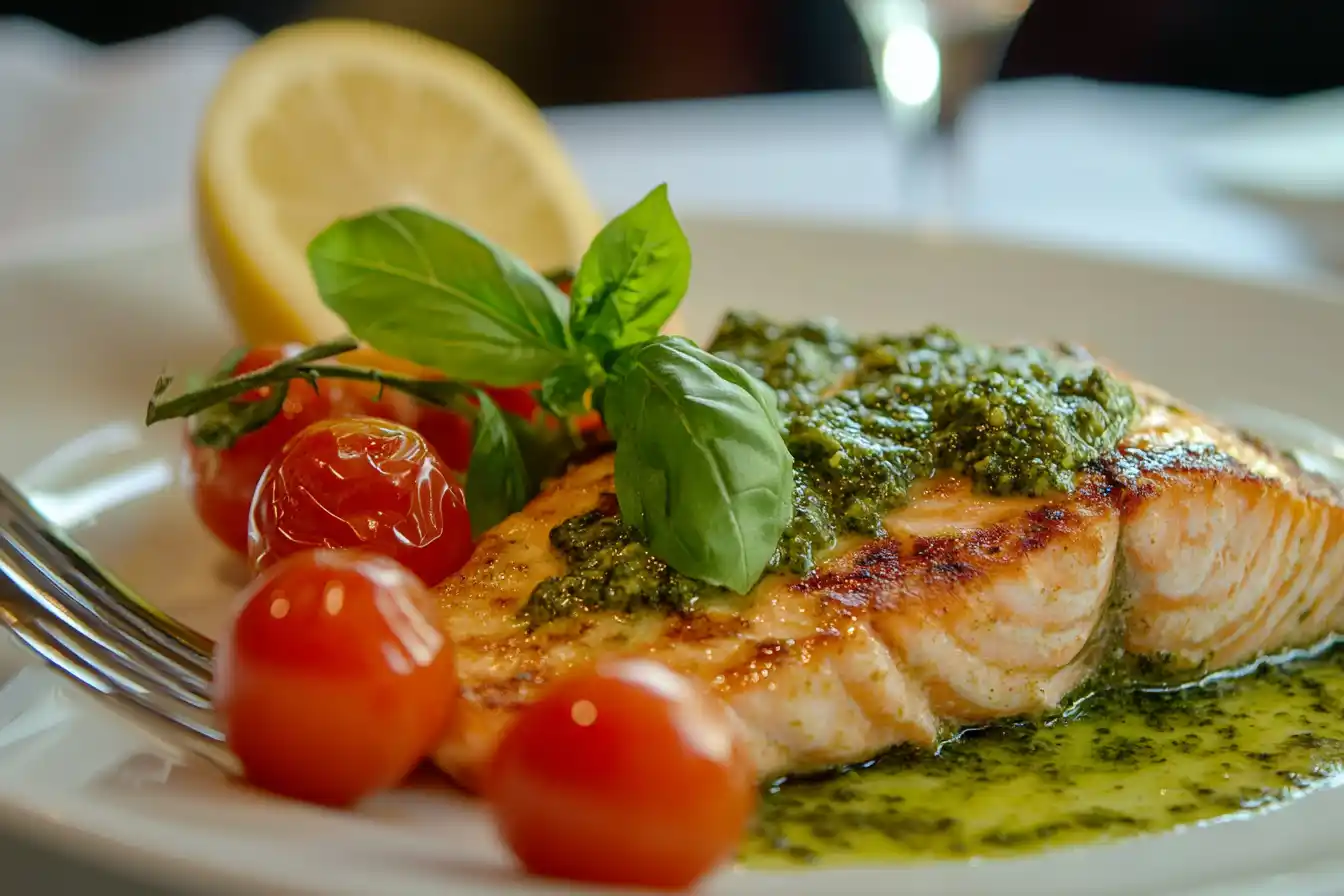 Pesto Salmon Recipe