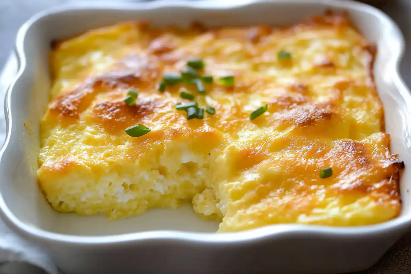 Baked Cottage Cheese Eggs