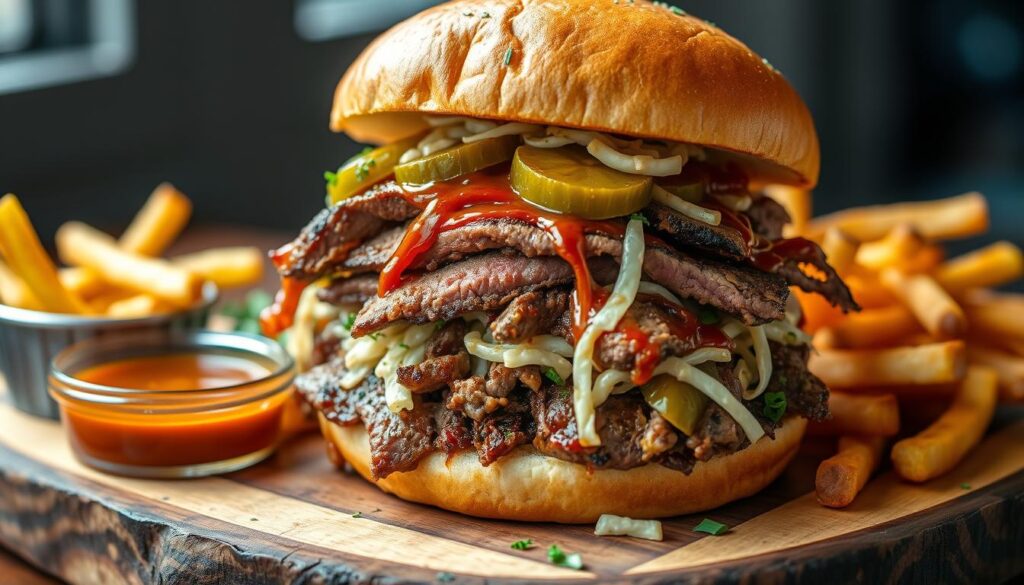 beef brisket sandwich