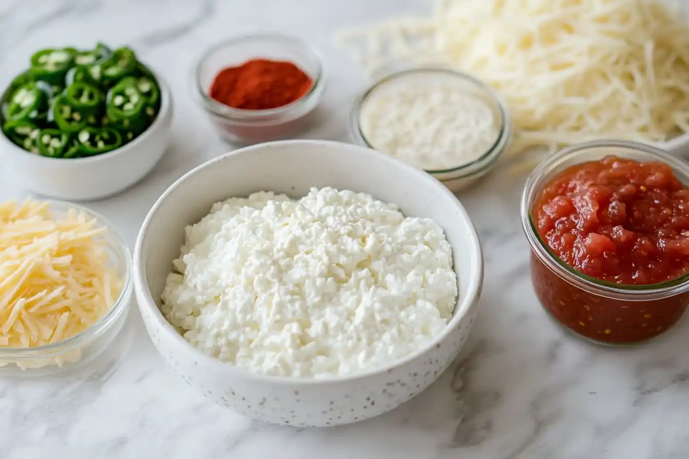 Cottage Cheese Queso Ingredients