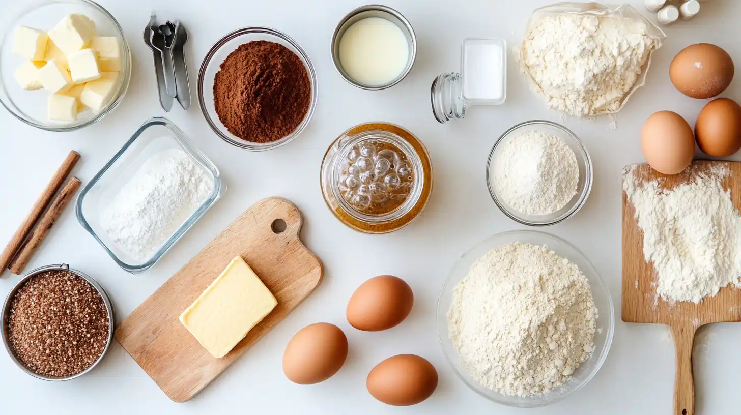 Sourdough Dessert Ingredients