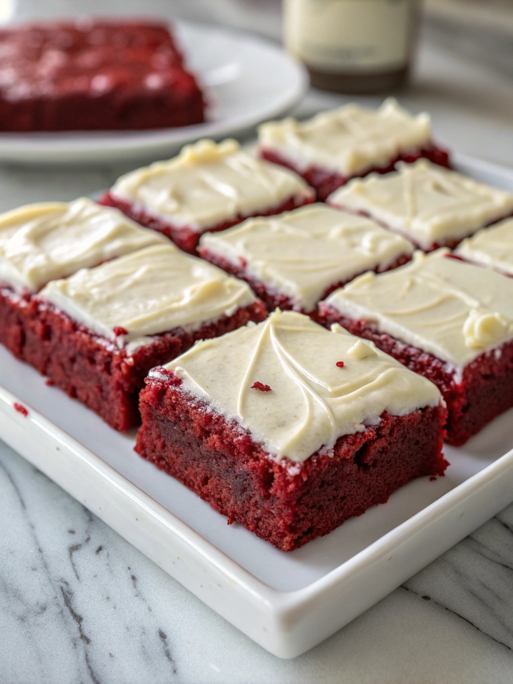Homemade Red Velvet Brownies
