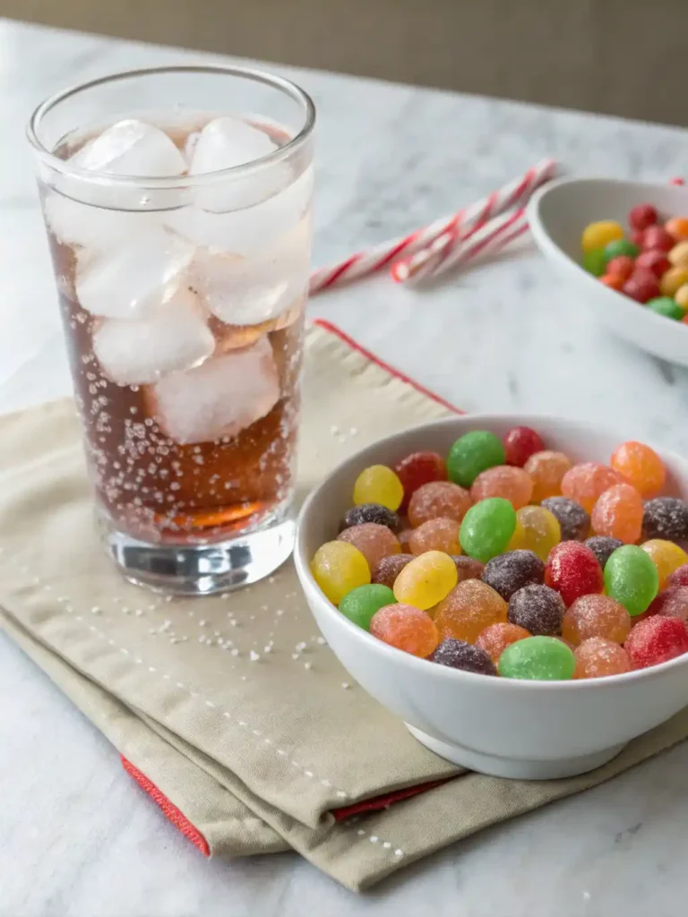 Low calorie candy recipe featuring colorful homemade candies served in a bowl with a healthy twist.