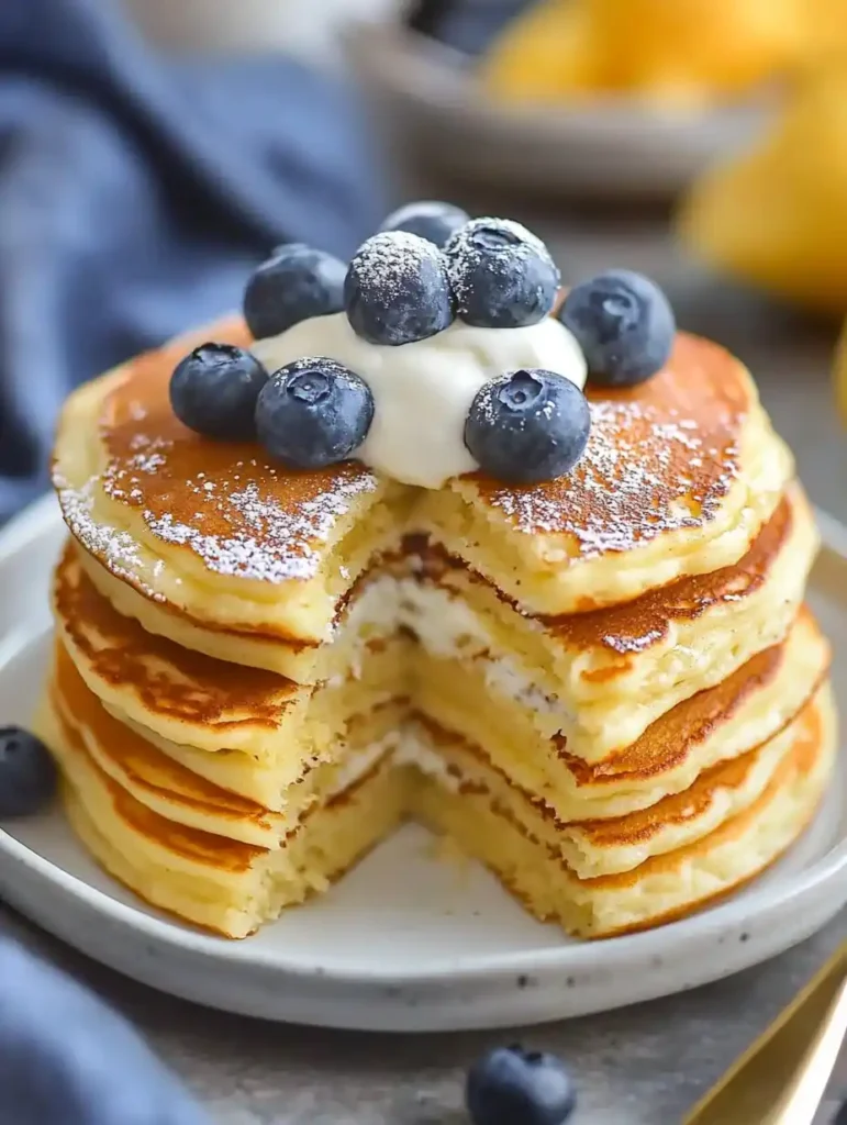 Servig Low calorie pancakes