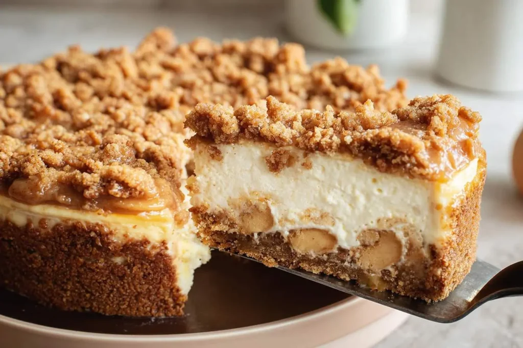 Creamy Apple Crumble Cheesecake (A Perfect Fall Dessert)