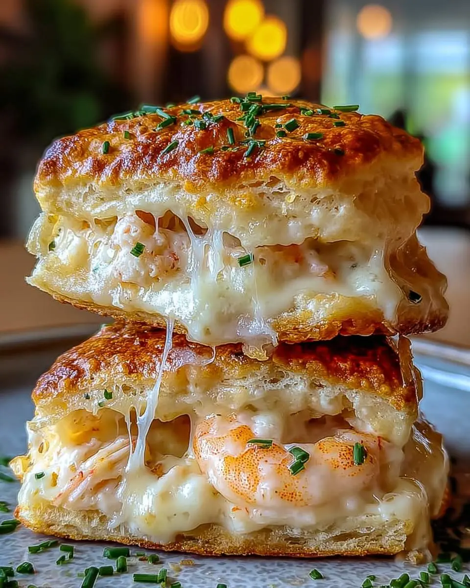 shrimp and crab biscuit melts recipe 1
