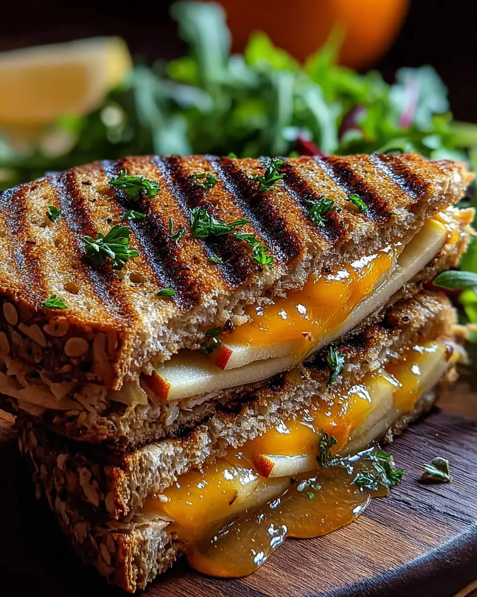 apple cheddar turkey panini recipe 1