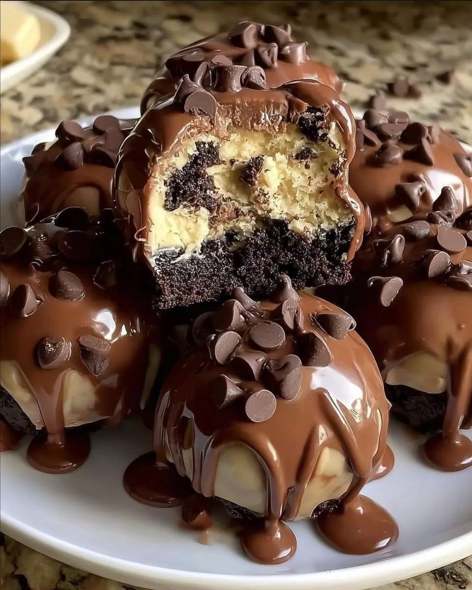 Brownie Cookie Dough Bombs 1 brownie cookie dough bombs recipe 1