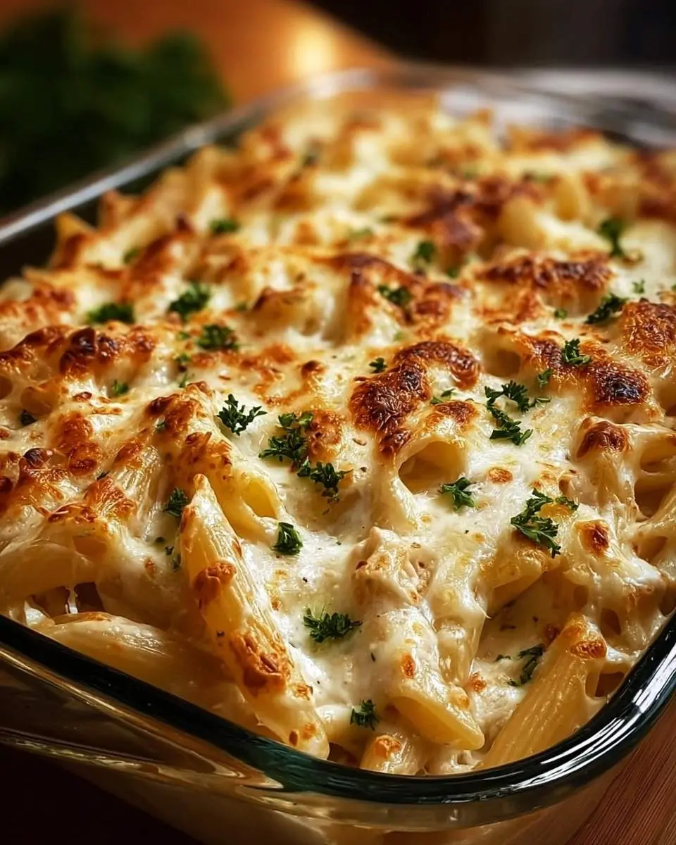 chicken alfredo bake recipe