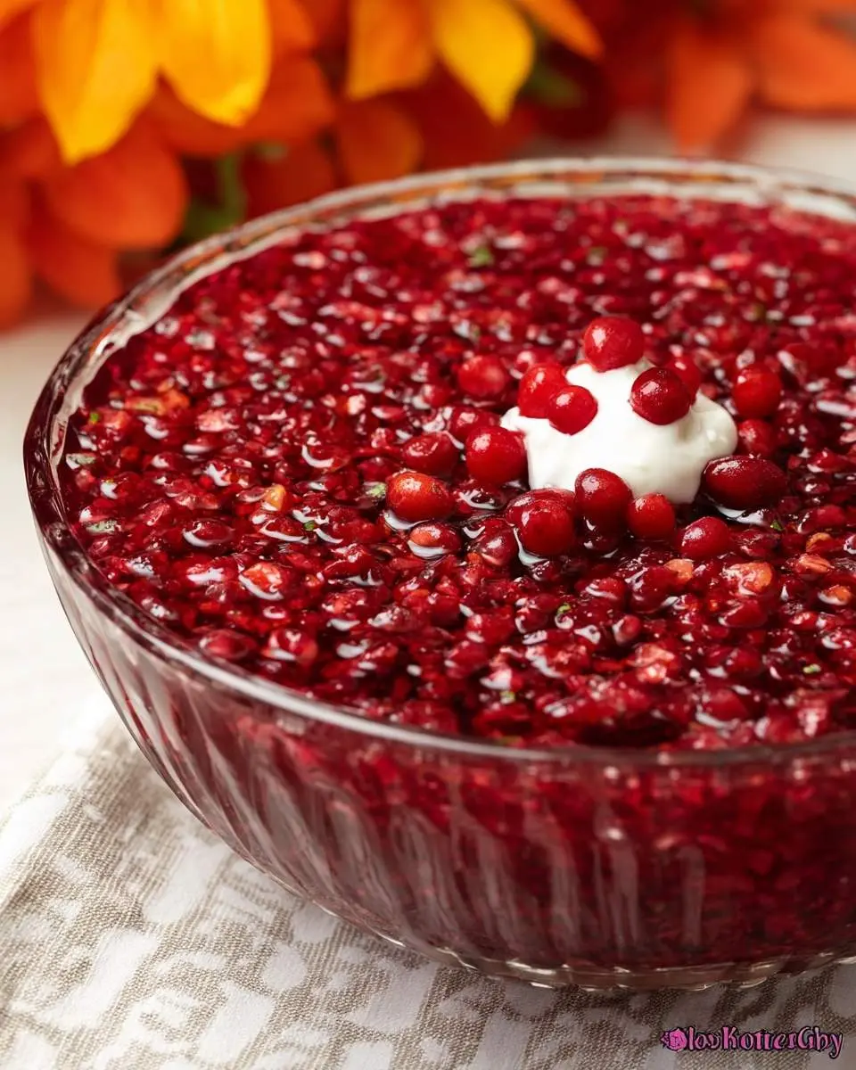 cranberry jello salad recipe