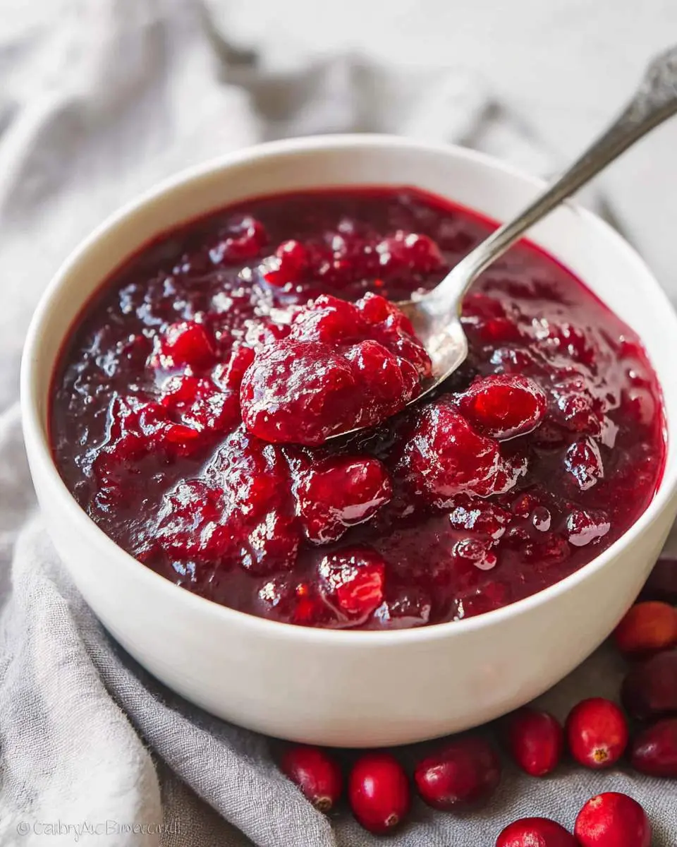 Easy Homemade Cranberry Sauce (A Thanksgiving Staple) 1 cranberry sauce recipe 1