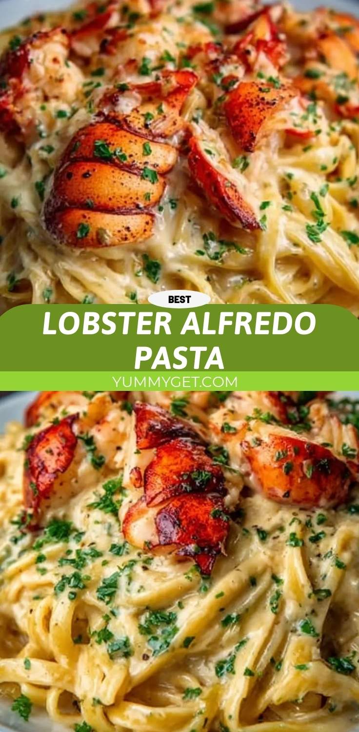 lobster alfredo pasta pinterest