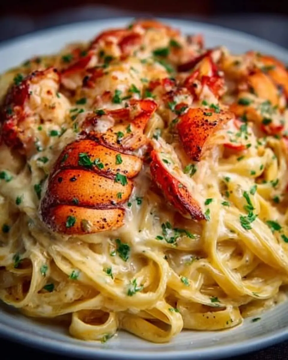 lobster alfredo pasta recipe