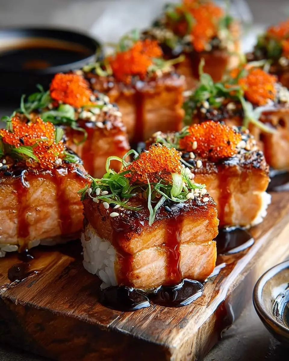 salmon sushi bake recipe