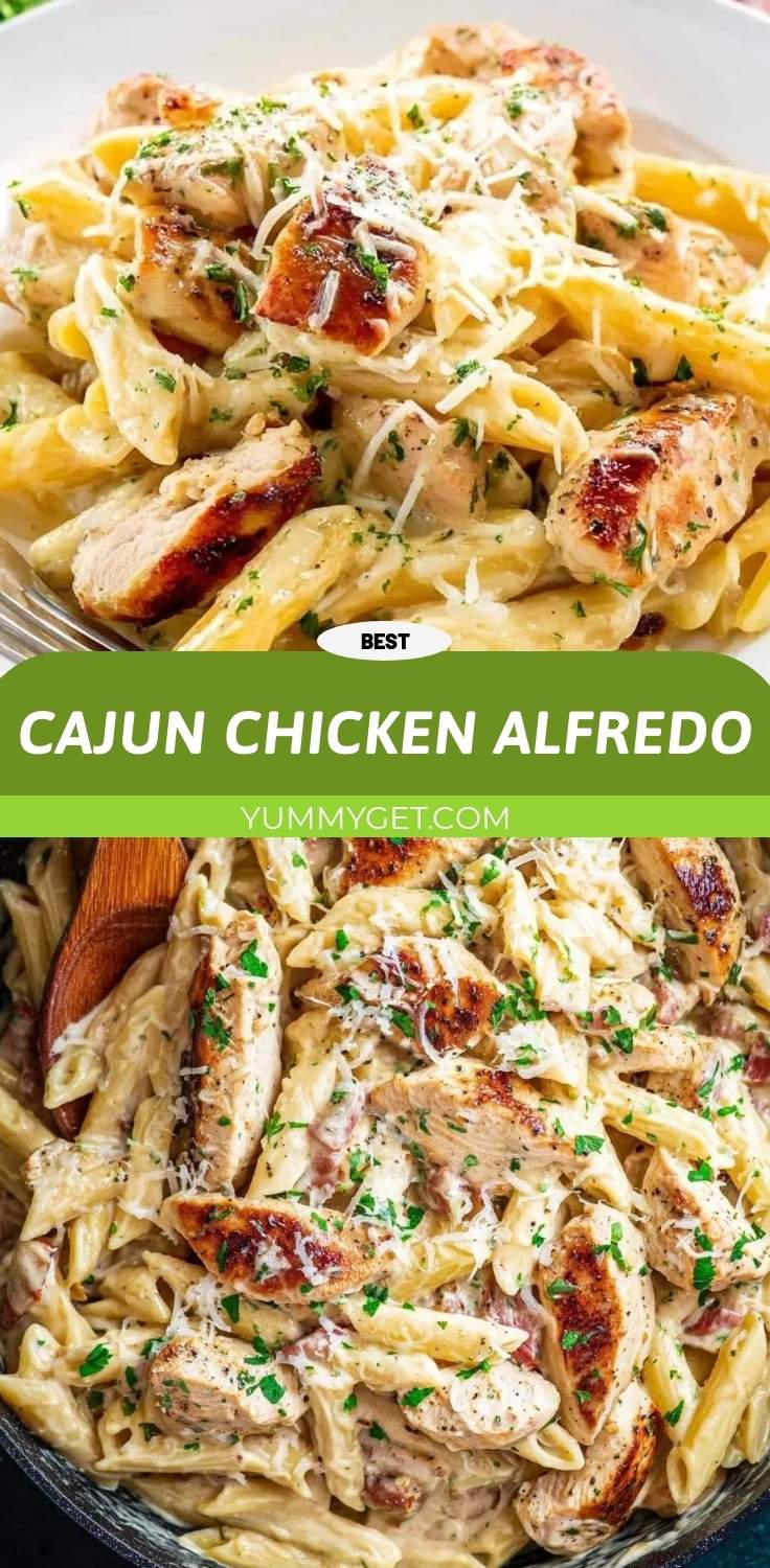 cajun chicken alfredo pinterest