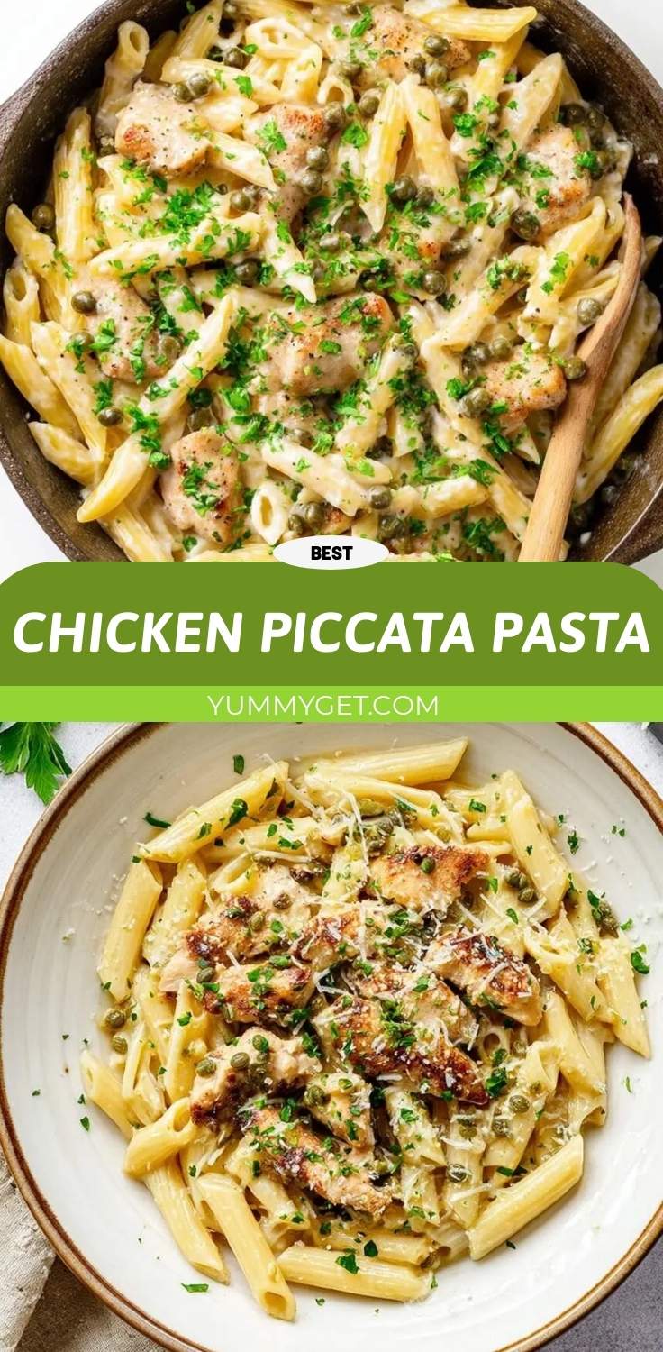 chicken piccata pasta pinterest