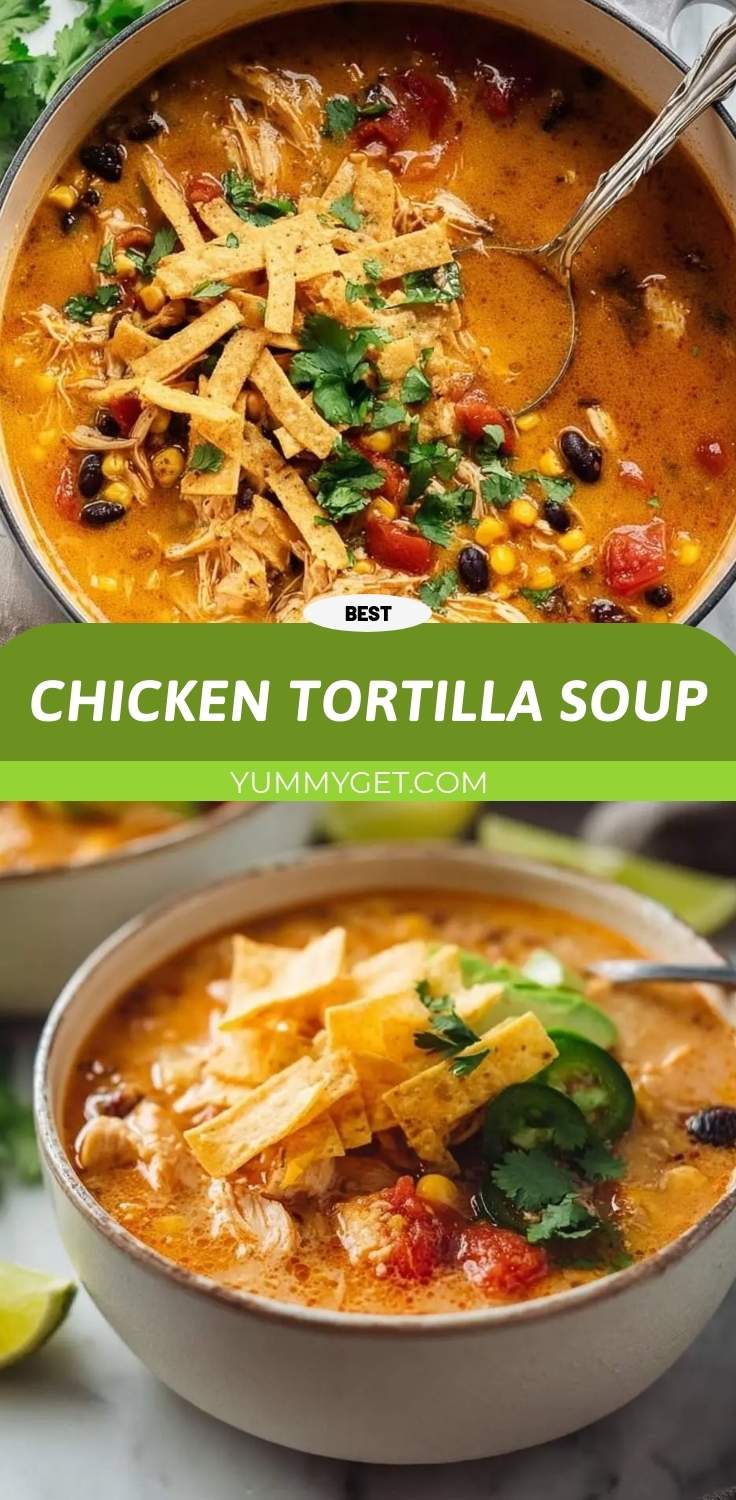 chicken tortilla soup pinterest