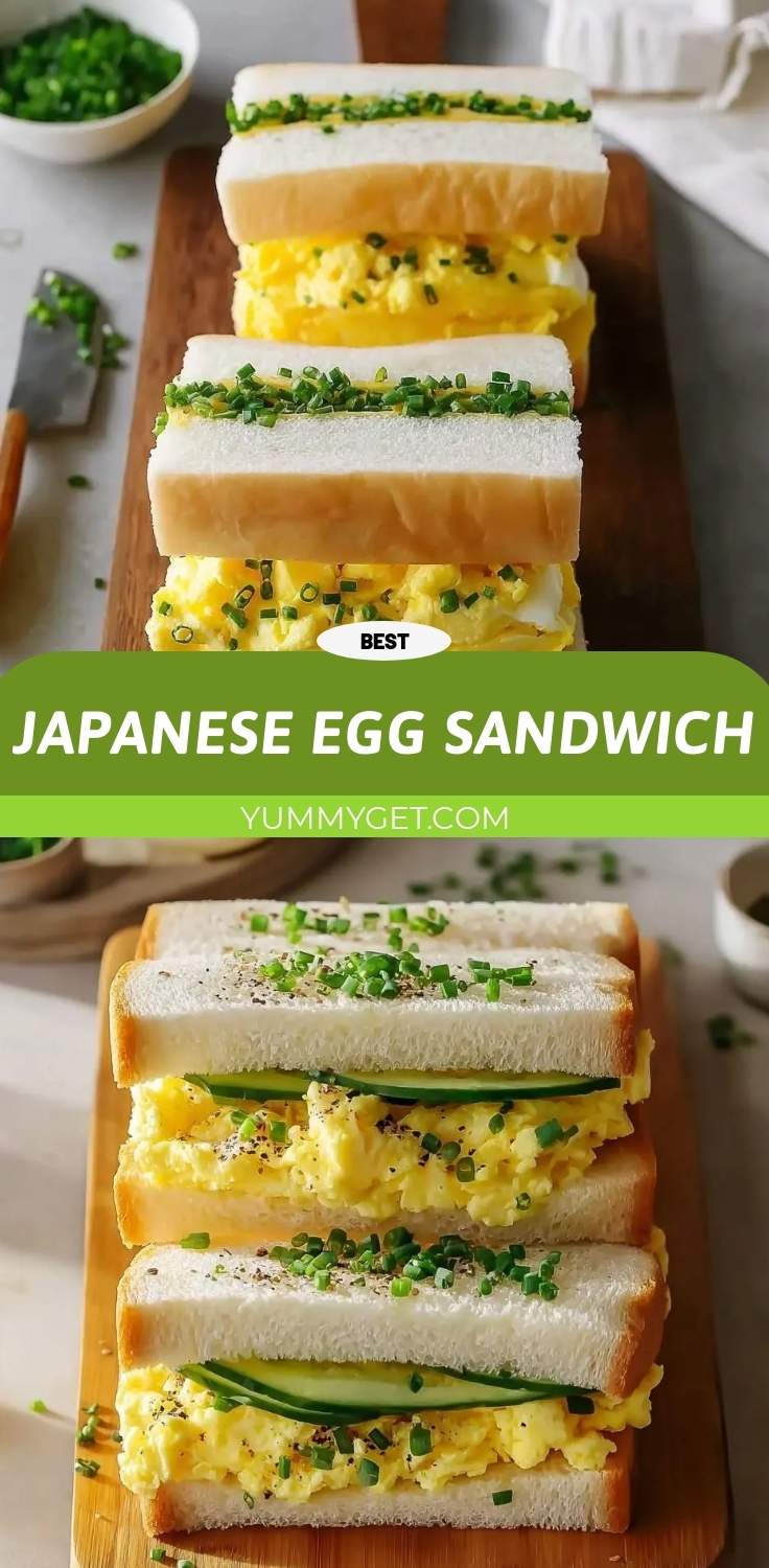 japanese egg sandwich pinterest