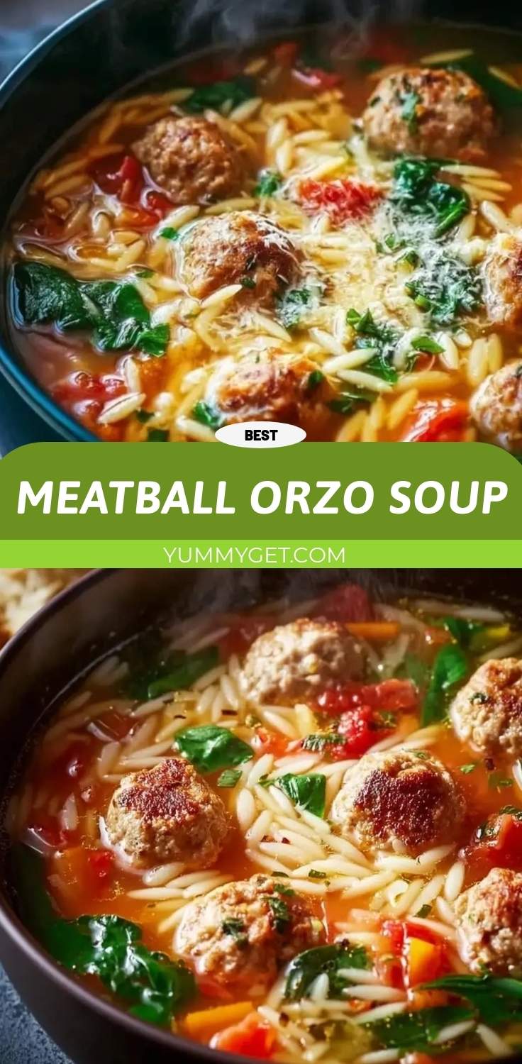Meatball Orzo Soup