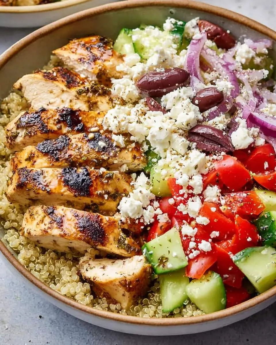 mediterranean chicken bowl recipe