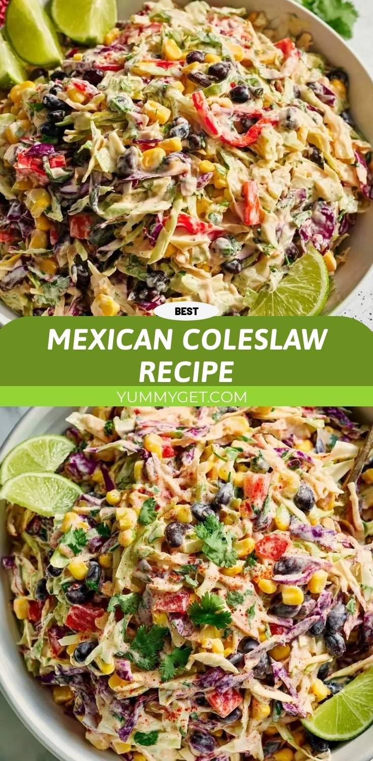 mexican coleslaw recipe pinterest
