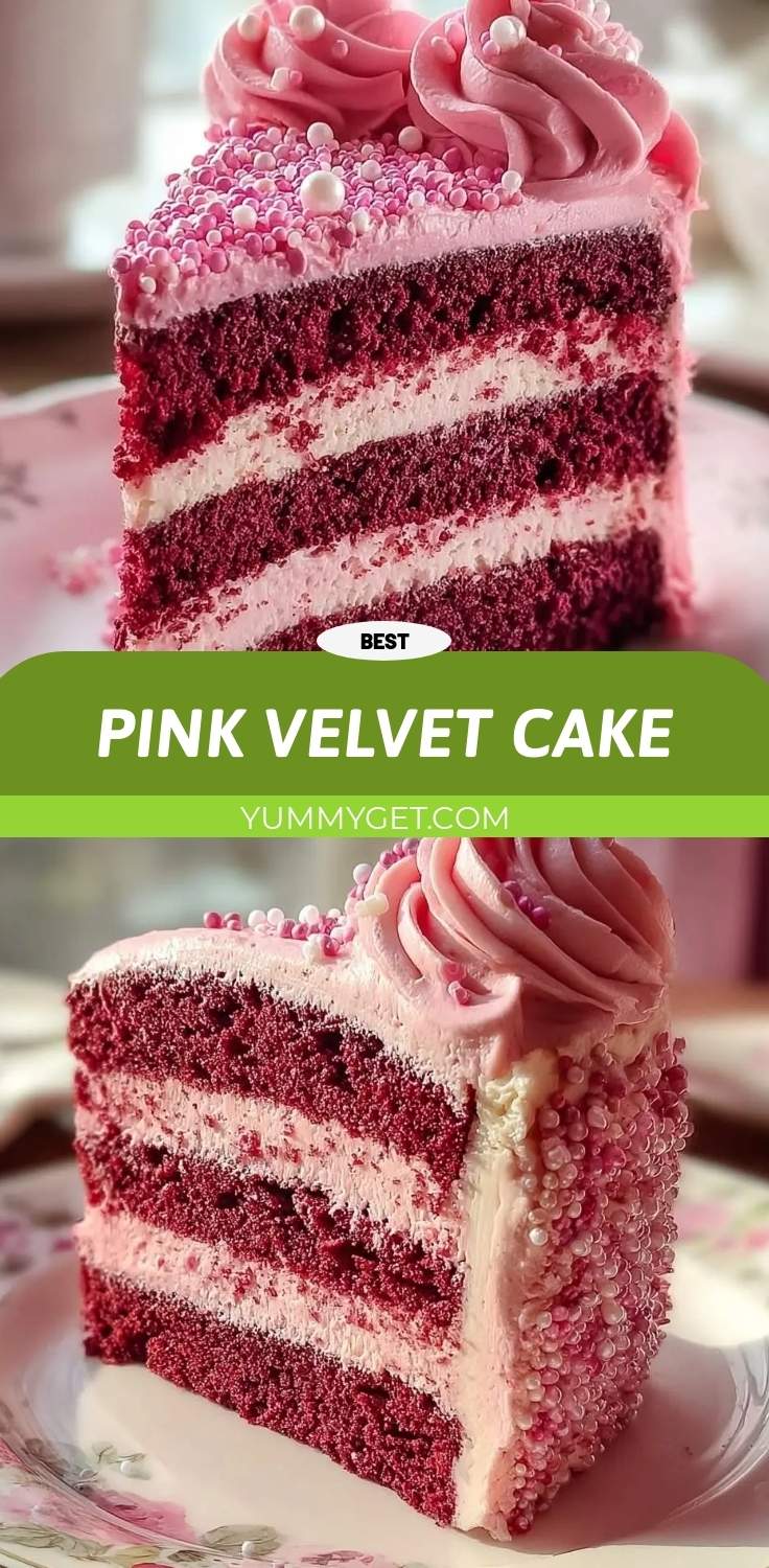 pink velvet cake pinterest