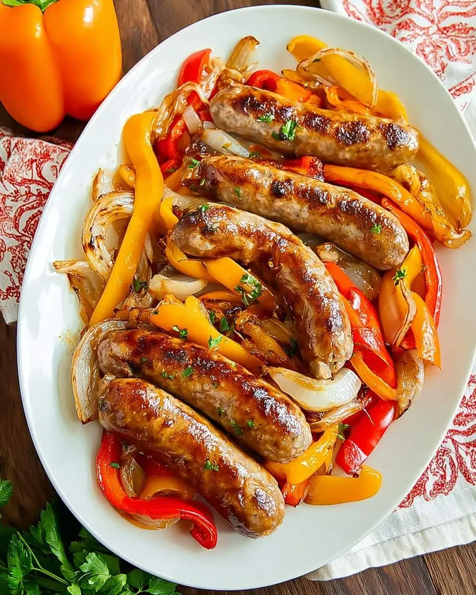 sausage and peppers recipe