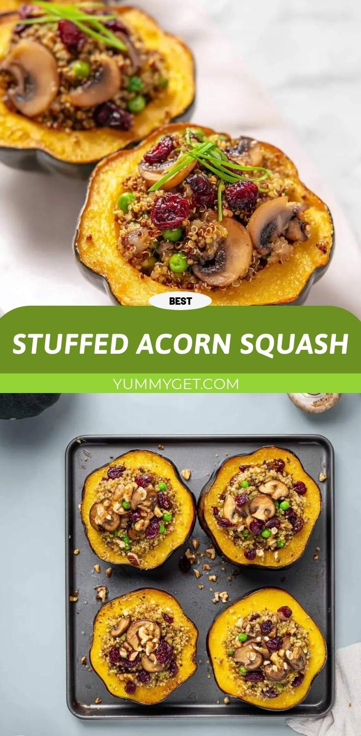 stuffed acorn squash pinterest