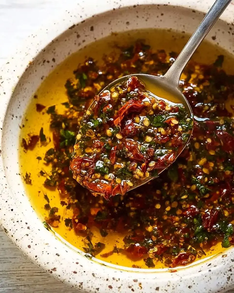 sun dried tomato garlic olive oil dip recipe
