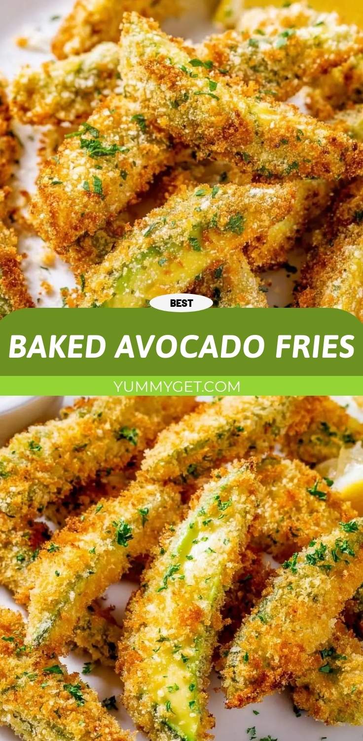 baked avocado fries pinterest