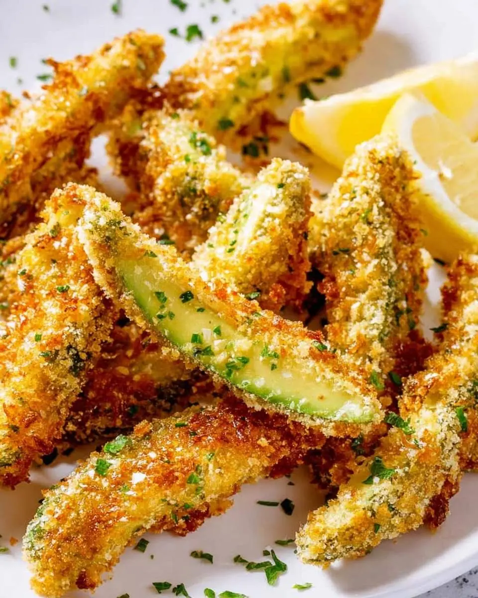 baked avocado fries recipe