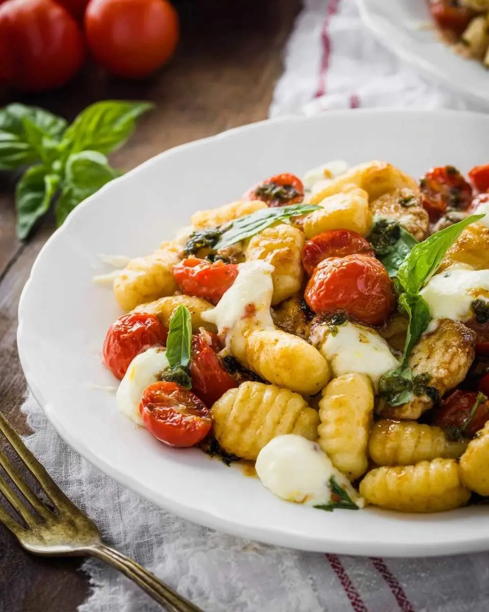caprese chicken gnocchi skillet recipe 1