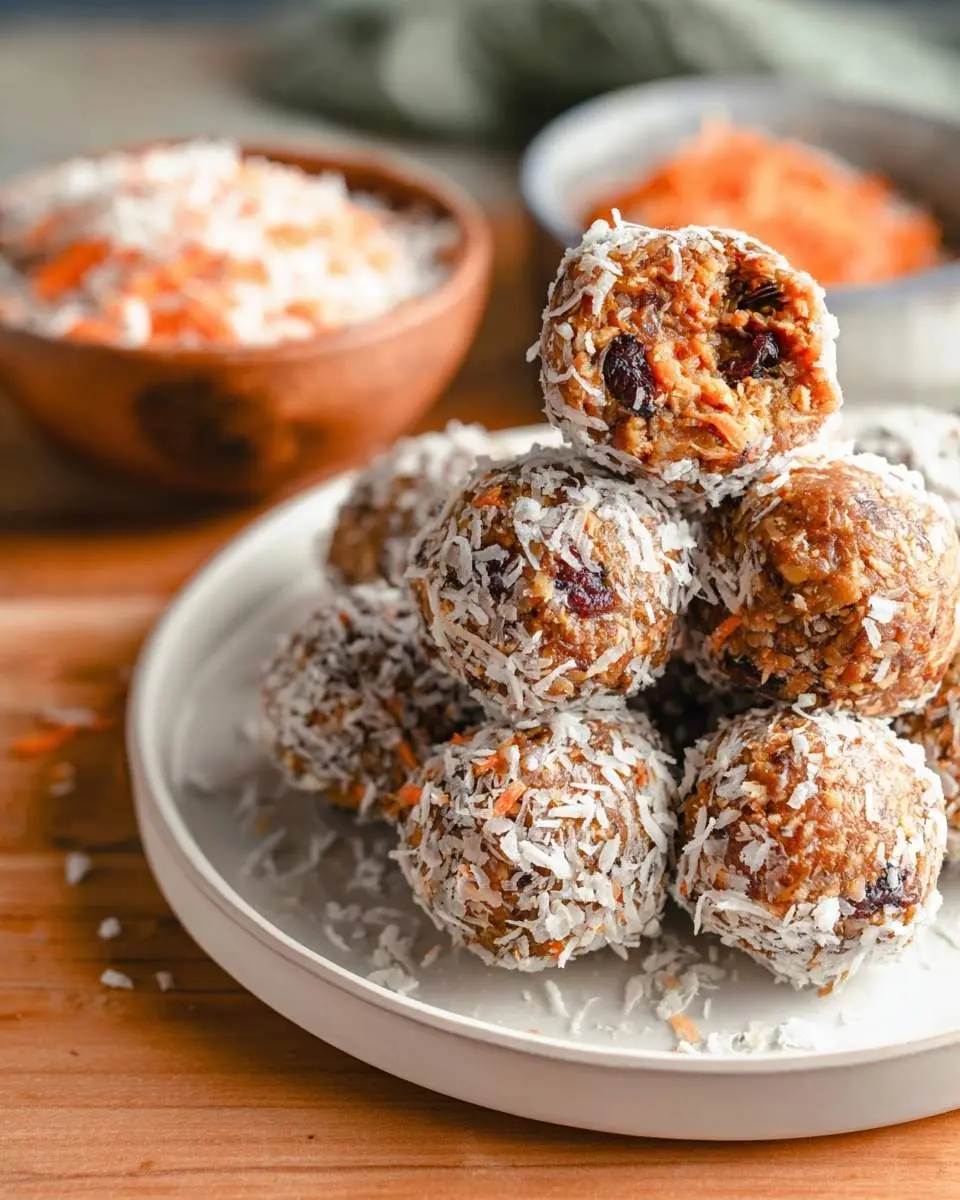 carrot cake protein balls recipe 1