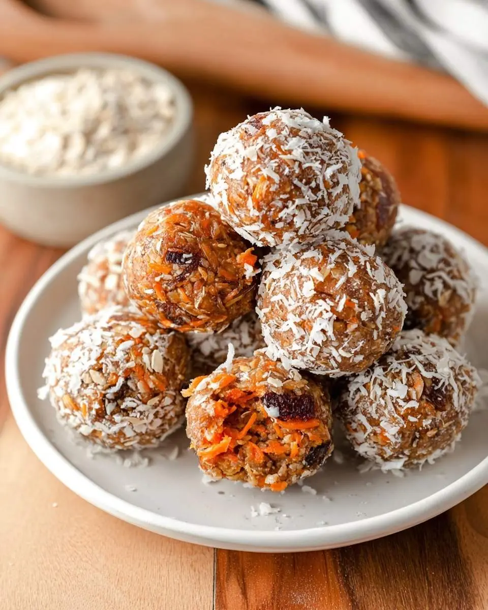 carrot cake protein balls recipe