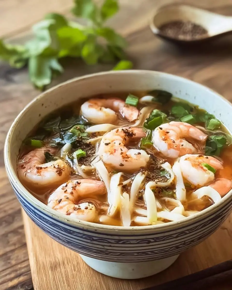 chinese shrimp noodle soup recipe