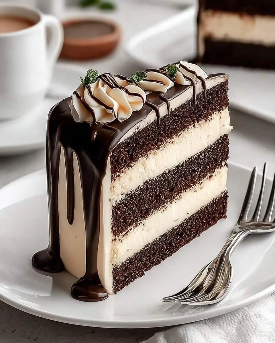chocolate vanilla tuxedo cake recipe