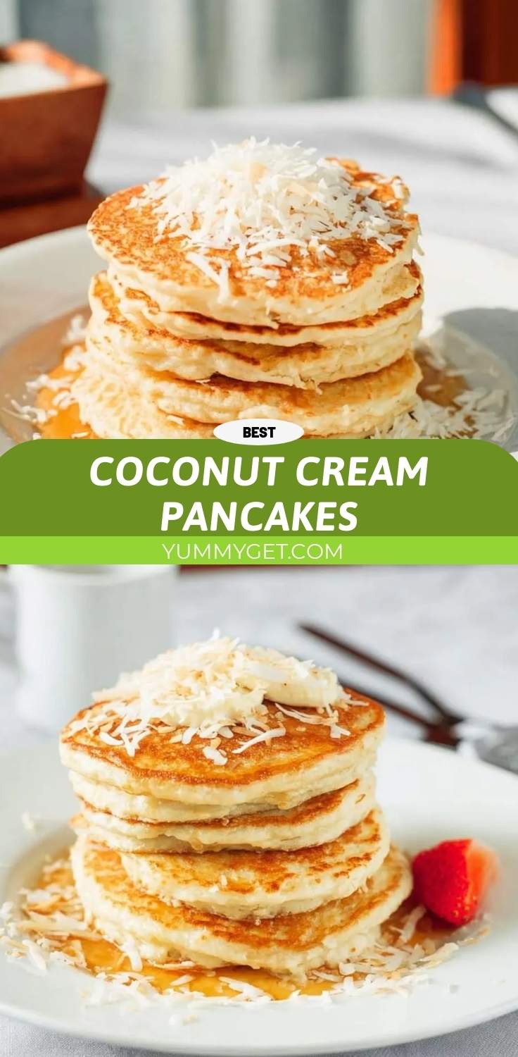 coconut cream pancakes pinterest