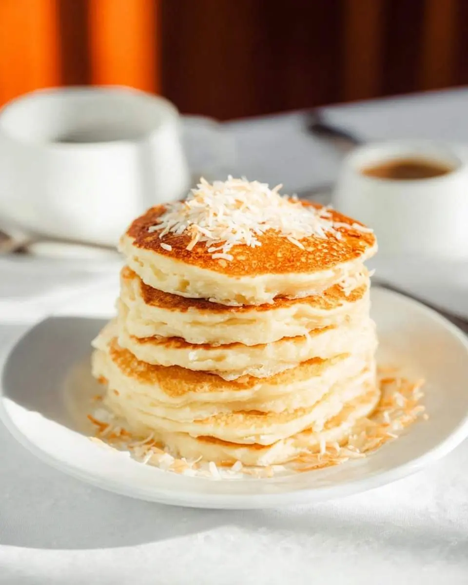 coconut cream pancakes recipe