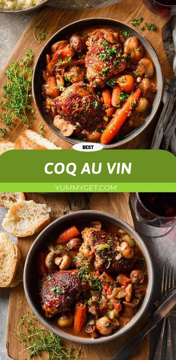 coq au vin pinterest