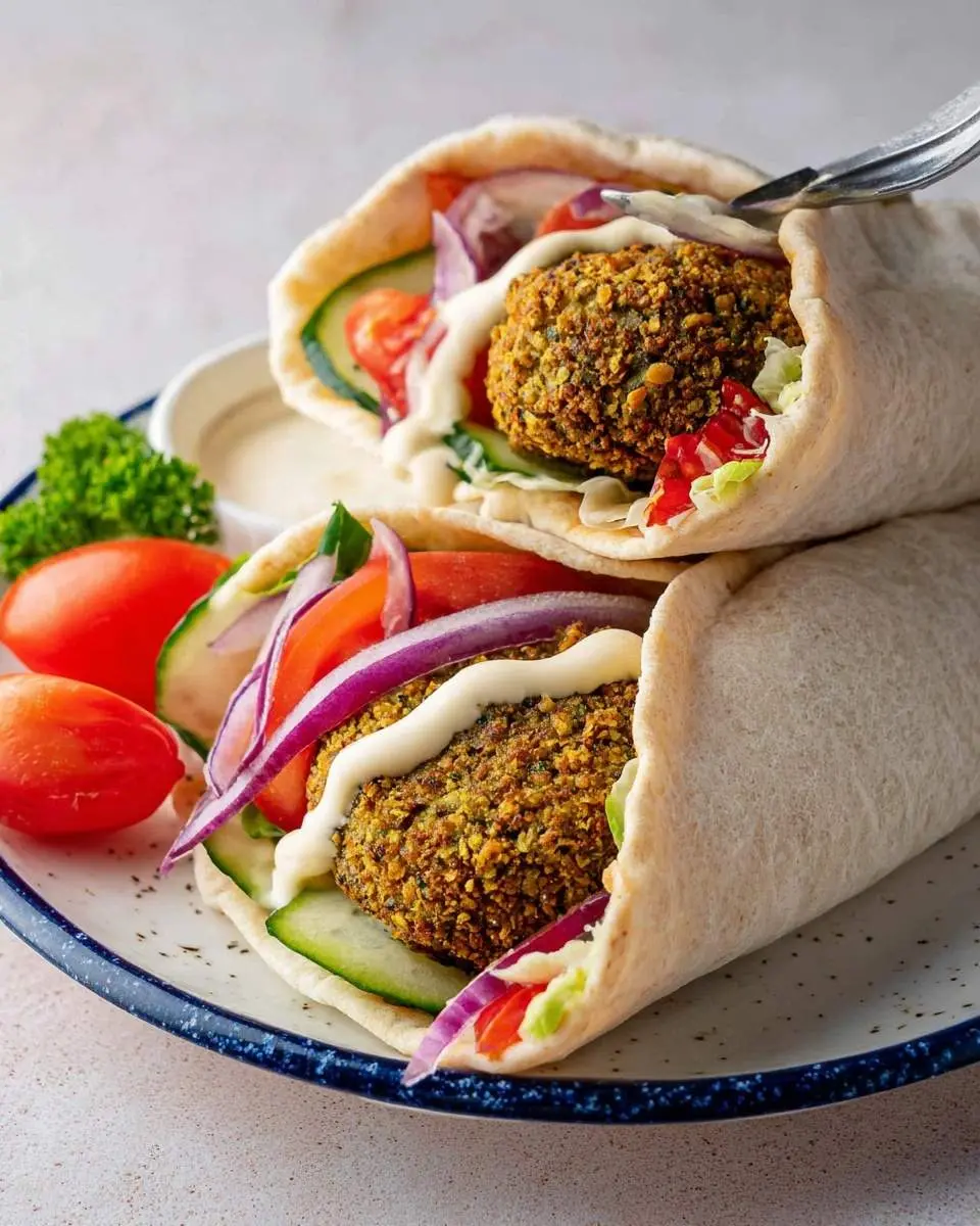 falafel wraps recipe