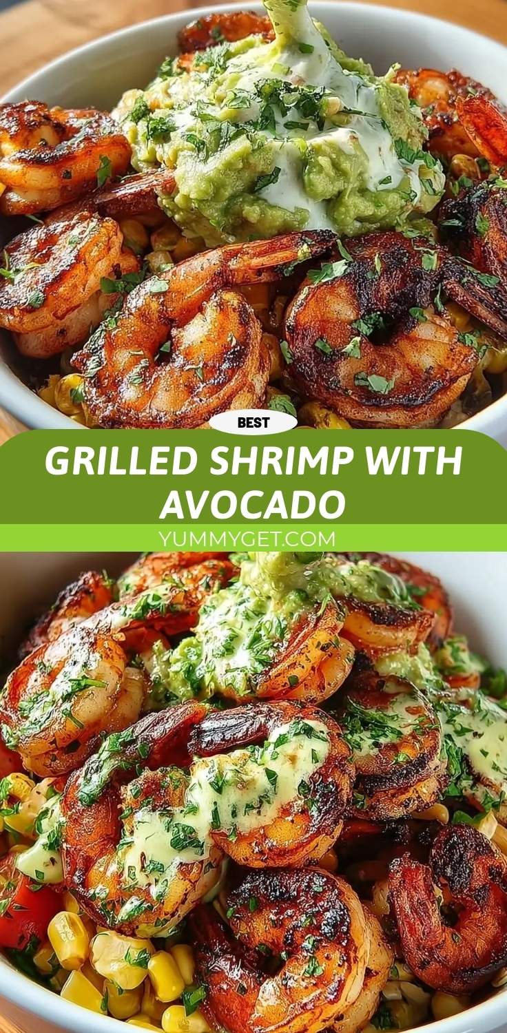 grilled shrimp with avocado pinterest