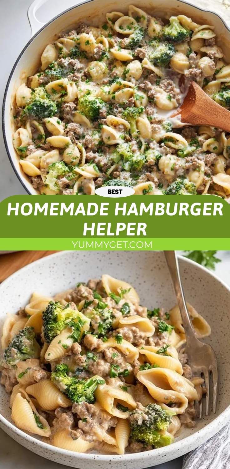 homemade hamburger helper pinterest