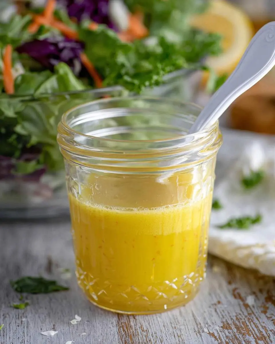 lemon ginger salad dressing recipe