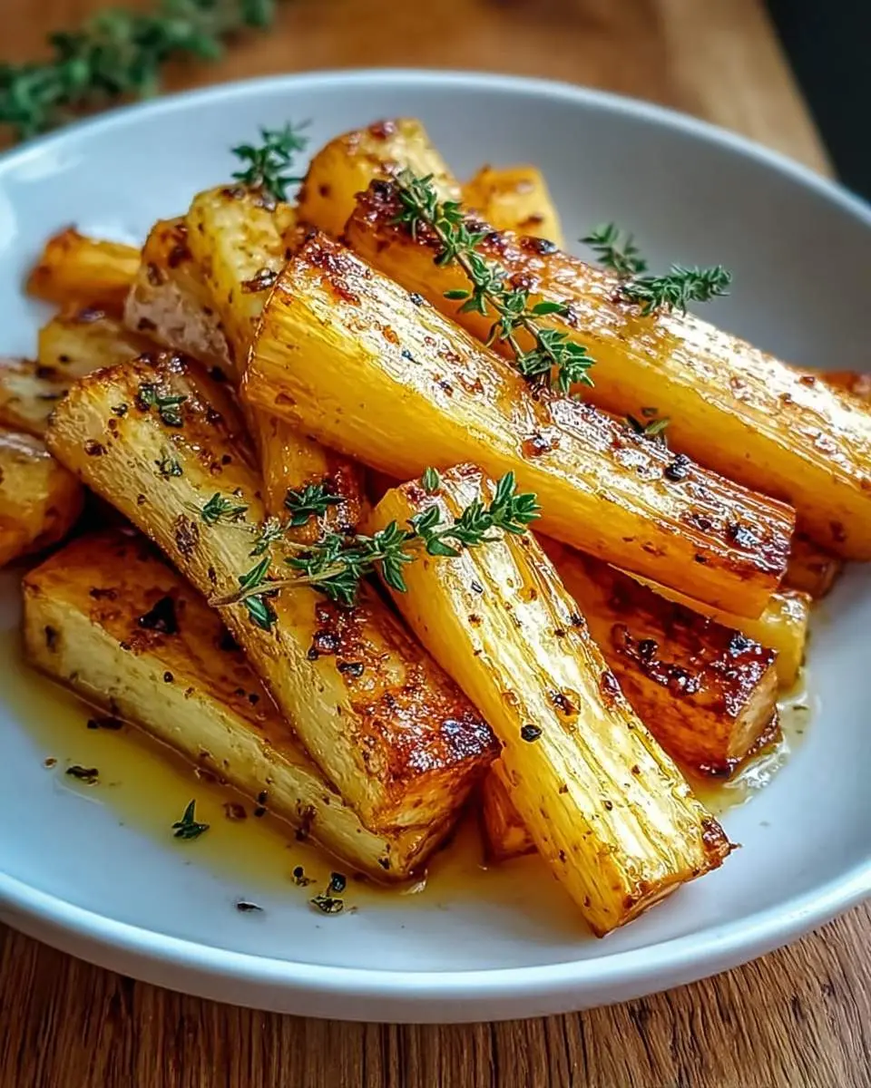 maple roasted parsnips recipe 1