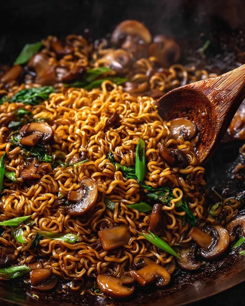 mushroom ramen noodles recipe