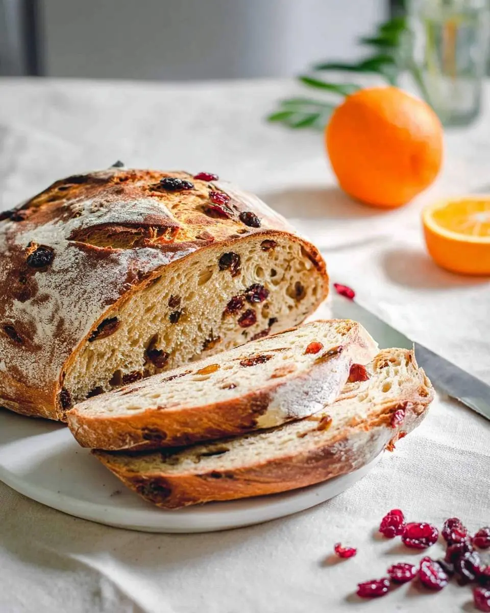 orange cranberry sourdough bread recipe