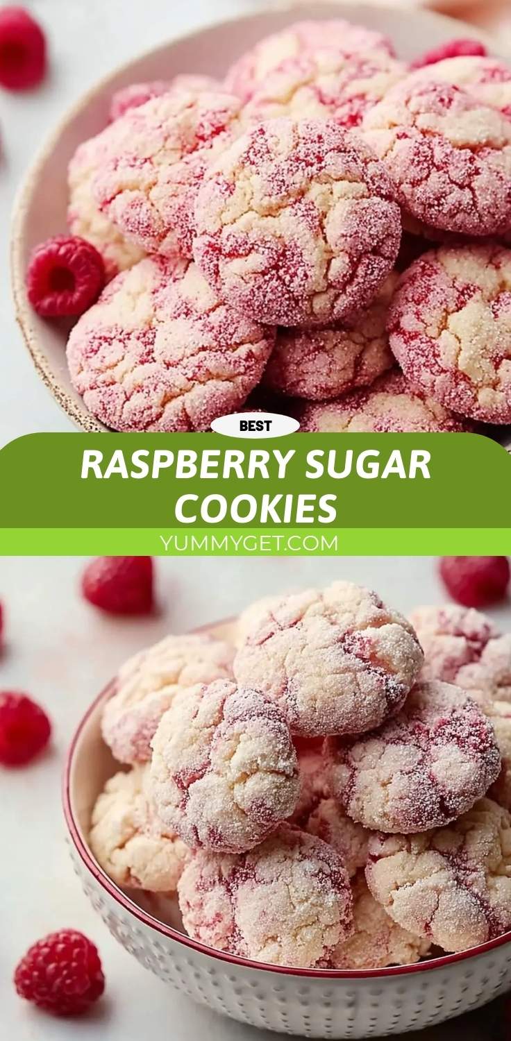 raspberry sugar cookies pinterest