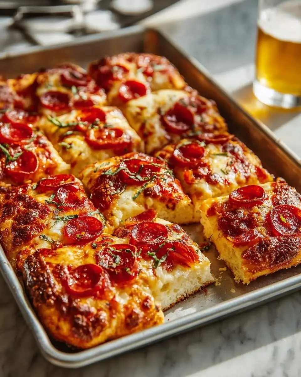 sheet pan pizza recipe