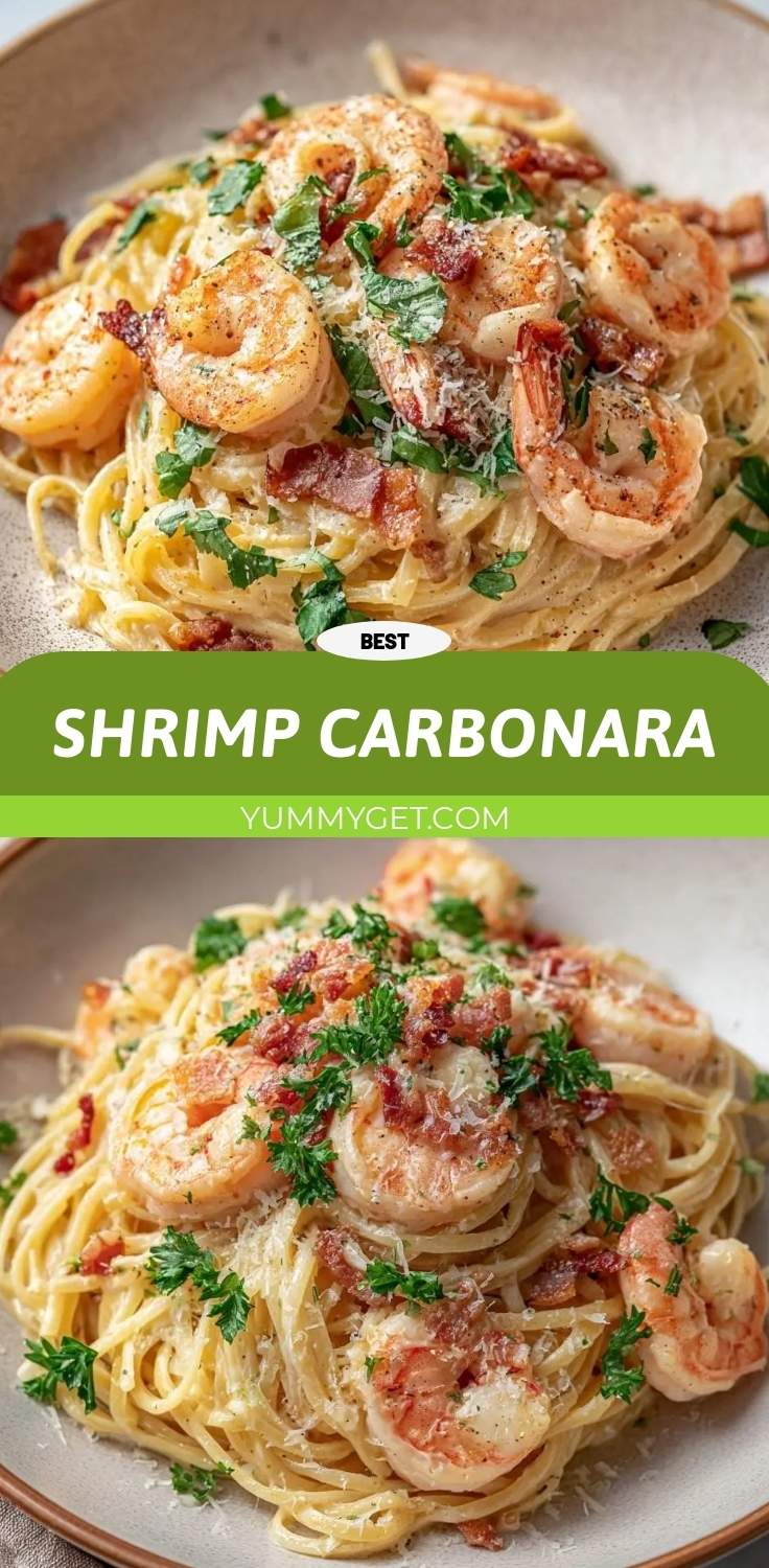 shrimp carbonara pinterest