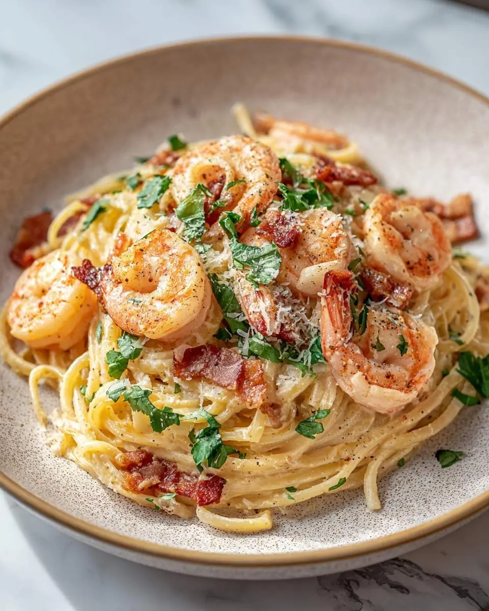 shrimp carbonara recipe 1